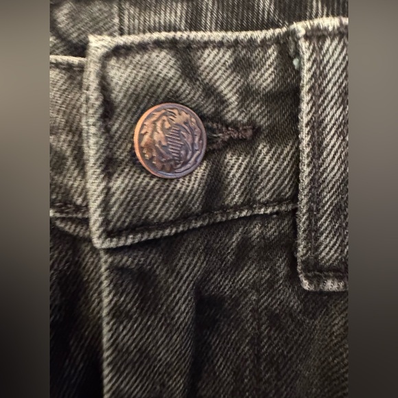 REDONE 70's Originals Cigarette Jeans in Black Sea Women's Denim Jeans Size 24 - Picture 10 of 16